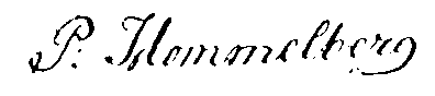 handtekening Piet Hommelberg